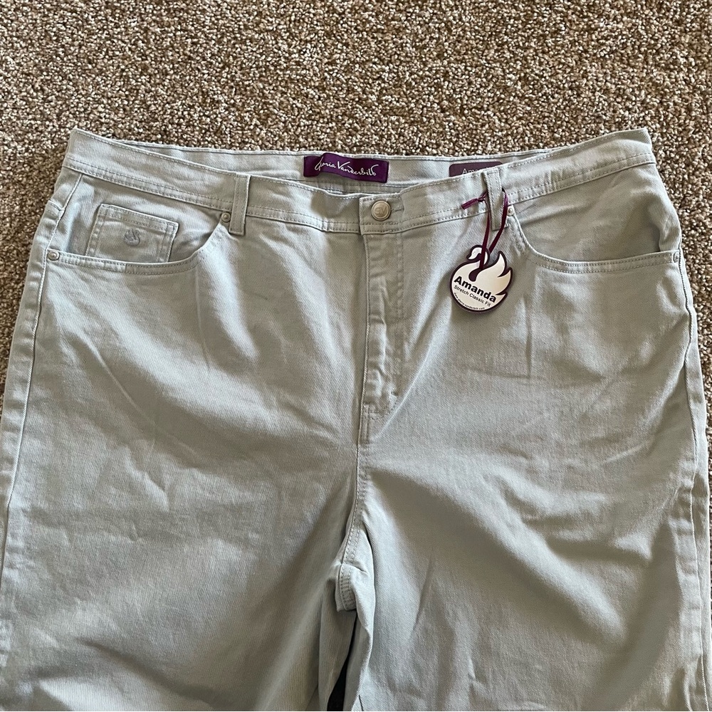 Gloria Vanderbilt Amanda Classic Original Flattering Jeans Womens 22W Straight - Picture 4 of 13